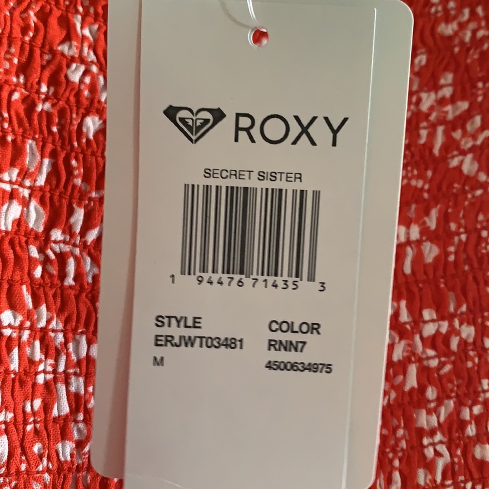 Red Roxy Tube Top - Picture 5 of 7